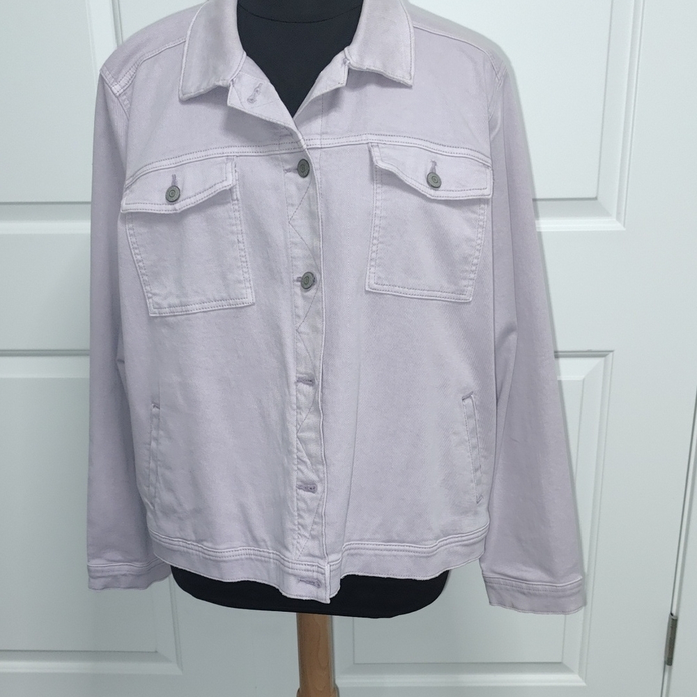 Sonoma Light Purple Women's Jean Jacket